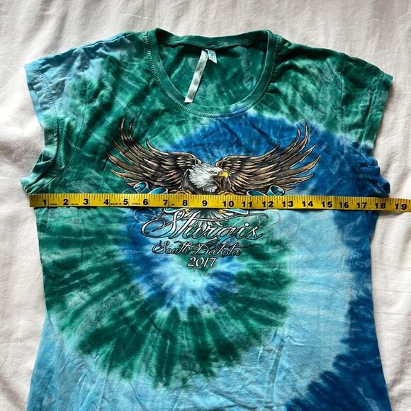 Tie-Dye Sturgis Biker Baby Tee - Picture 4 of 8